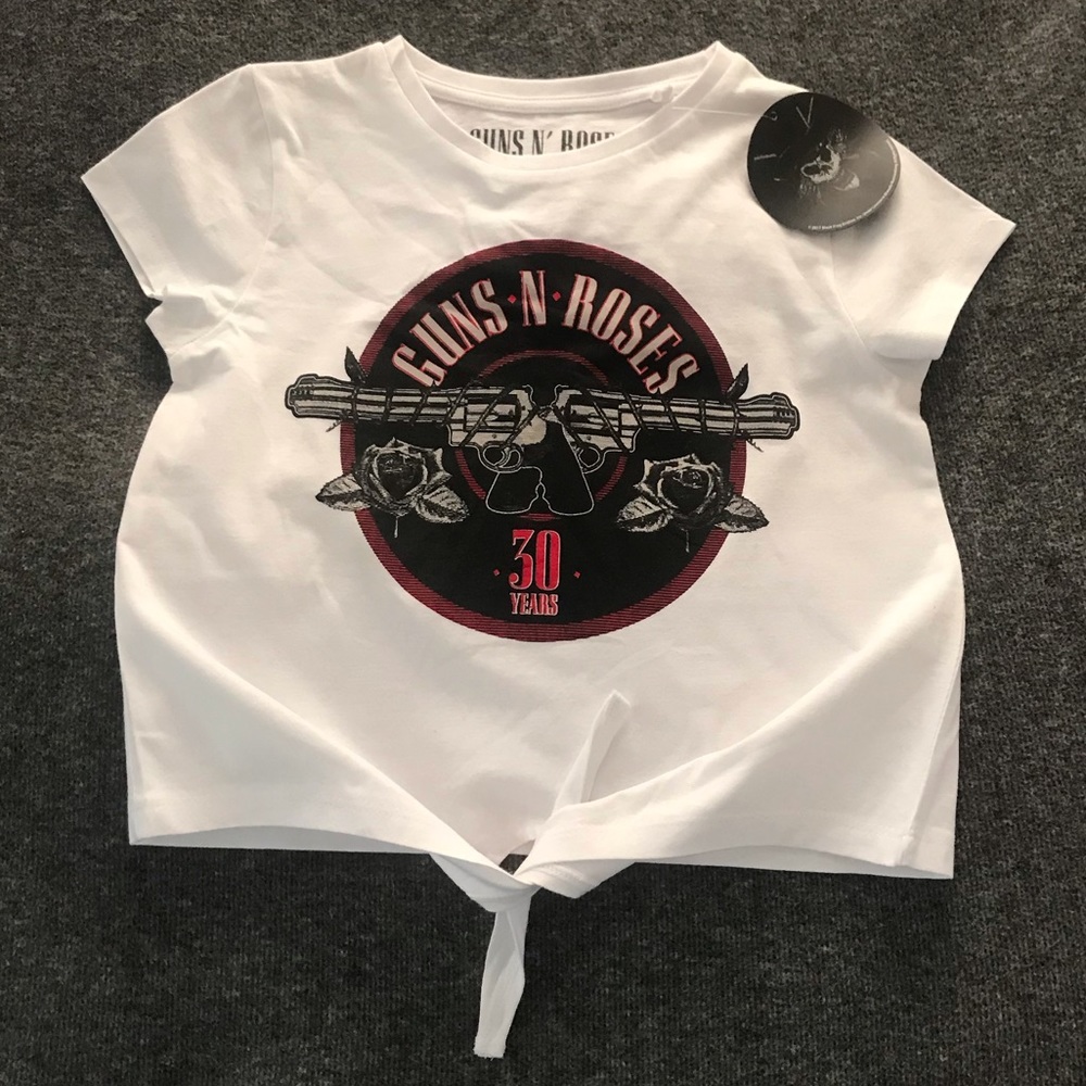 Girls Guns & Roses 30 years top - Size 7